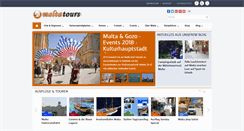 Desktop Screenshot of malta-tours.de